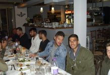 “Ερυθρόλευκο” οικογενειακό δείπνο για τη λήξη της χρονιάς (photos)