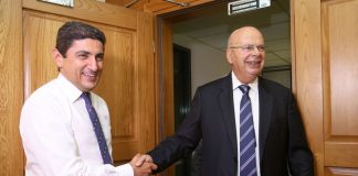 Αυγενάκης και Βασιλακόπουλος συμφώνησαν ότι πρέπει να βρεθεί λύση για τον Ολυμπιακό