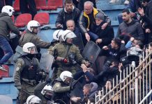 Επεισόδια μετά το τέλος του Πανιώνιος-Ατρόμητος (pics)
