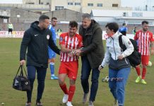 Εξάρθρωση ωμοπλάτης υπέστη ο Νίκος Μπουτζίκος