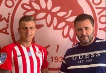 Ευχές του ΠΑΟ Βάρδας στον Γιώργο Λαδά