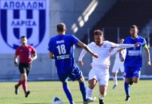 Τα στιγμιότυπα από το Απόλλων Λάρισας-Ξάνθη 1-1 (vid)
