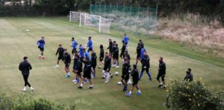 Προπόνηση στην Πορταριά για την Εθνική