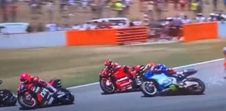 Moto GP Βαρκελώνης: Τρομακτική σύγκρουση στην πρώτη στροφή (video)
