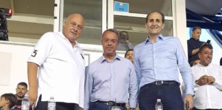 Παρέα με Σταϊκούρα είδε το μπαράζ ο Μπέος - Τέλειωσε το νέο Δικαστικό Μέγαρο στον Βόλο