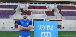 Ενίσχυση με Βαταμίδη ο Ηρακλής Λάρισας