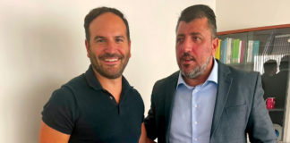 Τετ-α-τετ Παπακωνσταντίνου - Λεουτσάκου πριν την κλήρωση της SL2