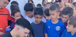 Ο Λημνιός στην Ακαδημία της Νίκης Βόλου: "Συγκινητικό να βρίσκομαι στο Π. Μαγουλάς" (pics)