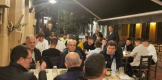 Οικογενειακό δείπνο στον Ολυμπιακό Βόλου (pics)