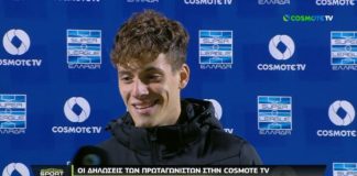 Κωνσταντέλιας: "Χαρούμενος για την απόδοσή μου και τη νίκη της ομάδας μου"