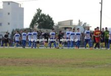 Πύρασος – Αίας: “Λευκή” ισοπαλία στη Νέα Αγχίαλο