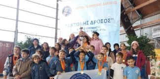 Πολυνίκης σύλλογος με 46 μετάλλια ο Υδάτινος Κόσμος στους αγώνες Αντώνης Δρόσος 2022
