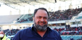 Ολυμπιακός: Στο Πανθεσσαλικό Στάδιο ο Βαγγέλης Μαρινάκης για τον αγώνα με τον Βόλο