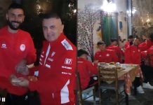 Δείπνο μετά την πρόκριση και πριμ για τους παίκτες του Ολυμπιακού Βόλου
