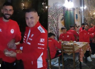 Δείπνο μετά την πρόκριση και πριμ για τους παίκτες του Ολυμπιακού Βόλου