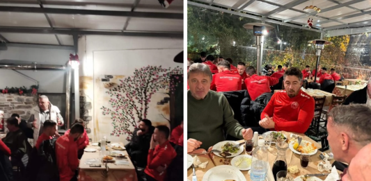 Ολυμπιακός Βόλου: Χριστουγεννιάτικο δείπνο μετά τη νίκη επί του Αστέρα Ριζομύλου