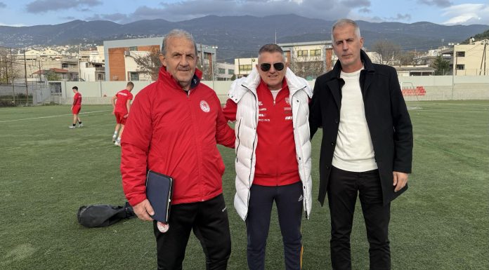 Παρουσία Τζήμα και Θεοδοσιάδη η προπόνηση της Β’ ομάδας του Ολυμπιακού Βόλου