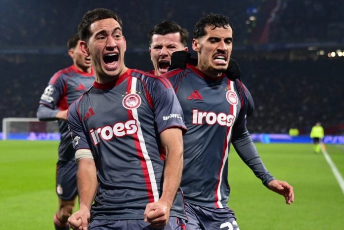 goal olympiakos ajax