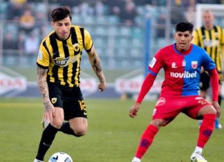 Ισοπαλία στο Πανθεσσαλικό: Ισοφάρισε στο τελευταίο λεπτό η ΑΕΚ