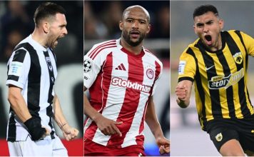 Βαθμολογία Super League: Στα ίσα ΠΑΟΚ, Ολυμπιακός και ΑΕΚ, χαμός για τον τίτλο