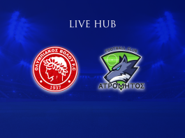 LIVE: Ολυμπιακός Βόλου - Ατρόμητος Ν. Ιωνίας (01/03, 15:00)