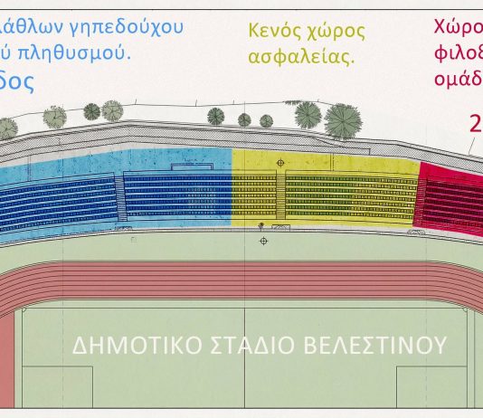 Ανακοίνωση του Ρήγα Φεραίου για τον αγώνα με τον Ολυμπιακό Βόλου