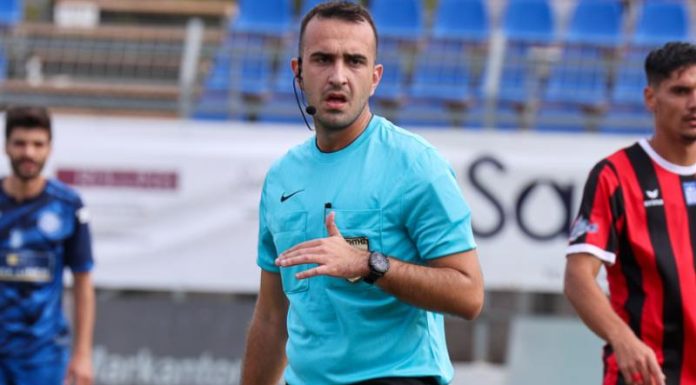 Διαιτητές Super League 2 - Ορισμός Τικόζογλου στον αγώνα Νίκη Βόλου - Αστέρας Τρίπολης Β'