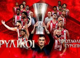 Ο Ολυμπιακός έσπασε την κατάρα, λύγισε τη Ρεάλ (92-85) και έραψε το 4ο αστέρι στο «φλεγόμενο» T-Center!