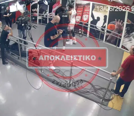 ΒΙΝΤΕΟ-ΝΤΟΚΟΥΜΕΝΤΟ: Έτσι ξεκίνησε το επεισόδιο Τζόουνς-Ναν στα αποδυτήρια του ΣΕΦ