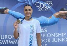 🥇Χρυσή η Τσαλούχου της Νίκης στο Πανευρωπαϊκό τεχνικής κολύμβησης στη Χίο