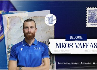 Στη Νίκη Βόλου και ο μετρ των ανόδων Νίκος Βαφέας
