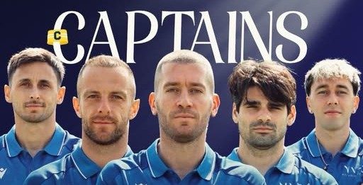 Οι πεντάδα των αρχηγών της Νίκης Βόλου