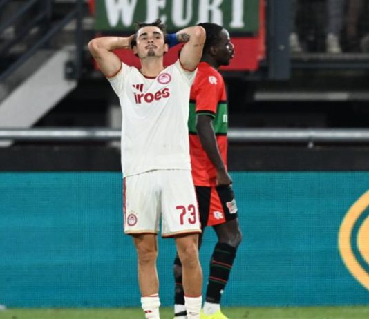 Ναϊμέγκεν – Ολυμπιακός 2-1: Προηγήθηκε με Ελ Κααμπί, έμεινε με δέκα και αποκλείστηκε στο 95’