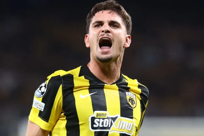 aek marin ΑΕΚ – ΛΑΣΚ 1-0: Ονειρική επιστροφή στα «αστέρια» με ζωγραφιά του Μαρίν!
