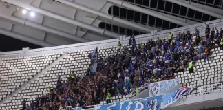 Παναθηναϊκός – Νίκη Βόλου: Δυναμική παρουσία από 500 «κυανόλευκους» στο ΟΑΚΑ – Εικόνες & Βίντεο