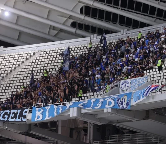 Παναθηναϊκός – Νίκη Βόλου: Δυναμική παρουσία από 500 «κυανόλευκους» στο ΟΑΚΑ – Εικόνες & Βίντεο