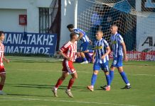 Πικρή εντός έδρας ήττα με ανατροπή για τη Νίκη Βόλου από τον Ολυμπιακό Β' (1-2)