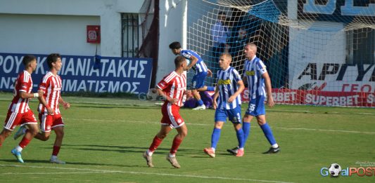 Πικρή εντός έδρας ήττα με ανατροπή για τη Νίκη Βόλου από τον Ολυμπιακό Β’ (1-2) Πικρή εντός έδρας ήττα με ανατροπή για τη Νίκη Βόλου από τον Ολυμπιακό Β' (1-2)
