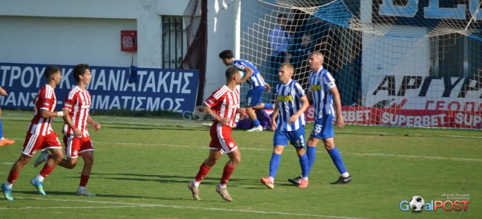 Πικρή εντός έδρας ήττα με ανατροπή για τη Νίκη Βόλου από τον Ολυμπιακό Β' (1-2)