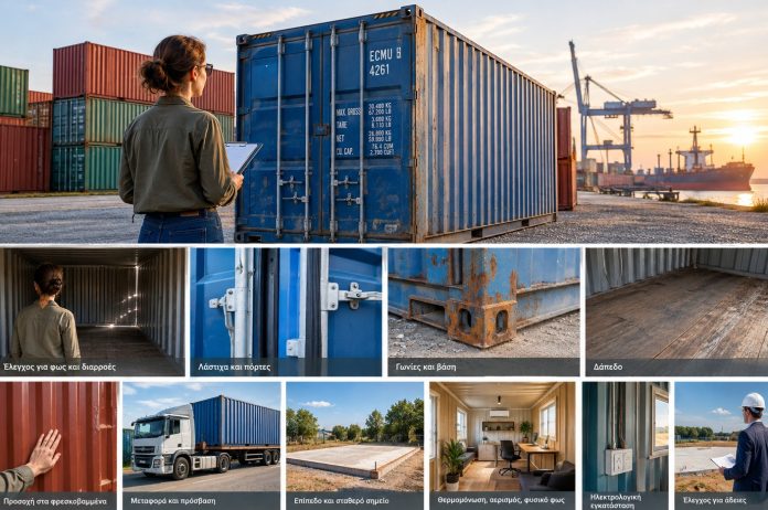 container (1) Μεταχειρισμένα container – Τι να ελέγξετε πριν αγοράσετε ένα “κουτί” που έχει γυρίσει τον κόσμο